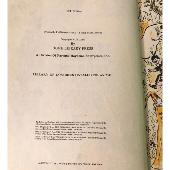 Vintage 1974 Best Loved  Nursery Rhymes and Songs Parents Magazine Hardback - Picture 13 of 16